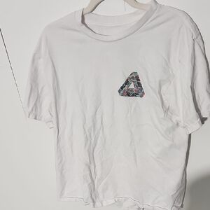 PALACE White Tee with Colorful Logo
